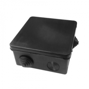 Коробка распаячная 80х80х50 мм IP54 черный