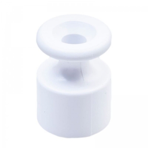 Изолятор пластиковый 23 мм белый