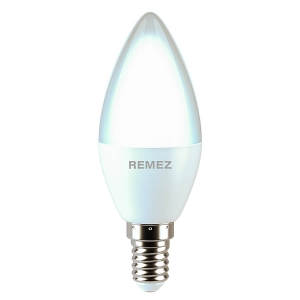 Лампа светодиодная LED C37 7 Вт 5700 К E14