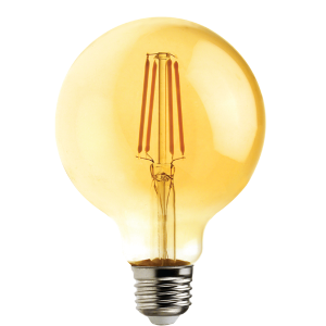 Лампа светодиодная FL-LED Vintage G95 10 Вт 2200 К E27