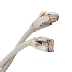 Патч-корд U/UTP 2хRJ45/8P8C LSZH CAT6 серый 1500 мм