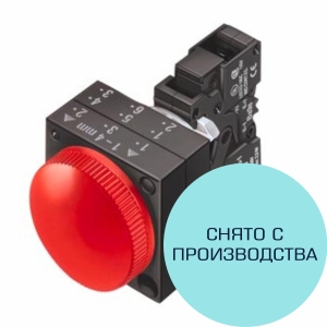 Индикатор световой 3SB 24 В AC/DC красный IP66 (снят с производства)