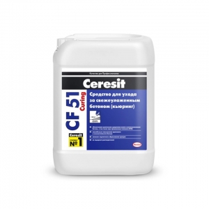 Кьюринг для ухода за свежеуложенным бетоном Ceresit CF 51 10 л