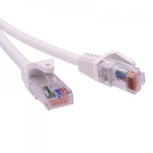 Патч-корд U/UTP 4х2 RJ45 8 LSZH CAT5e неэкранированный белый 500 мм