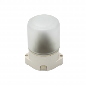 Светильник Эра НББ 01-60-001 60 Вт 135х105х84 IP65 E27 прямой пластик/стекло для бани белый