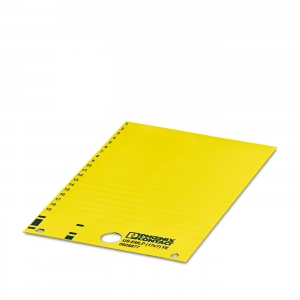 Табличка пластиковая US-EMLP 17х7 желтый 10 шт