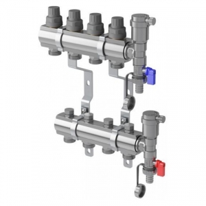 Коллектор в сборе универсальный Royal Thermo Optimal 6 выходов латунь