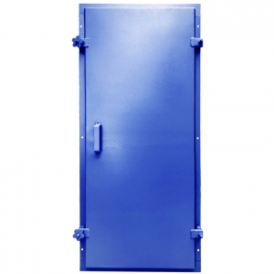 Дверь створная ДС 1,25х0,5 для вентиляционной камеры синий