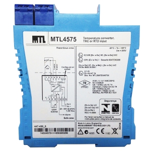 Преобразователь сигналов MTL4575 для датчиков температуры