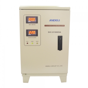 Стабилизатор напряжения ANDELI SVC-10000 VA 150-250 V электромеханический горизонтальный