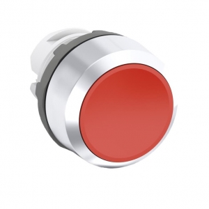 Кнопка MP1-20R без фиксации без подсветки красный